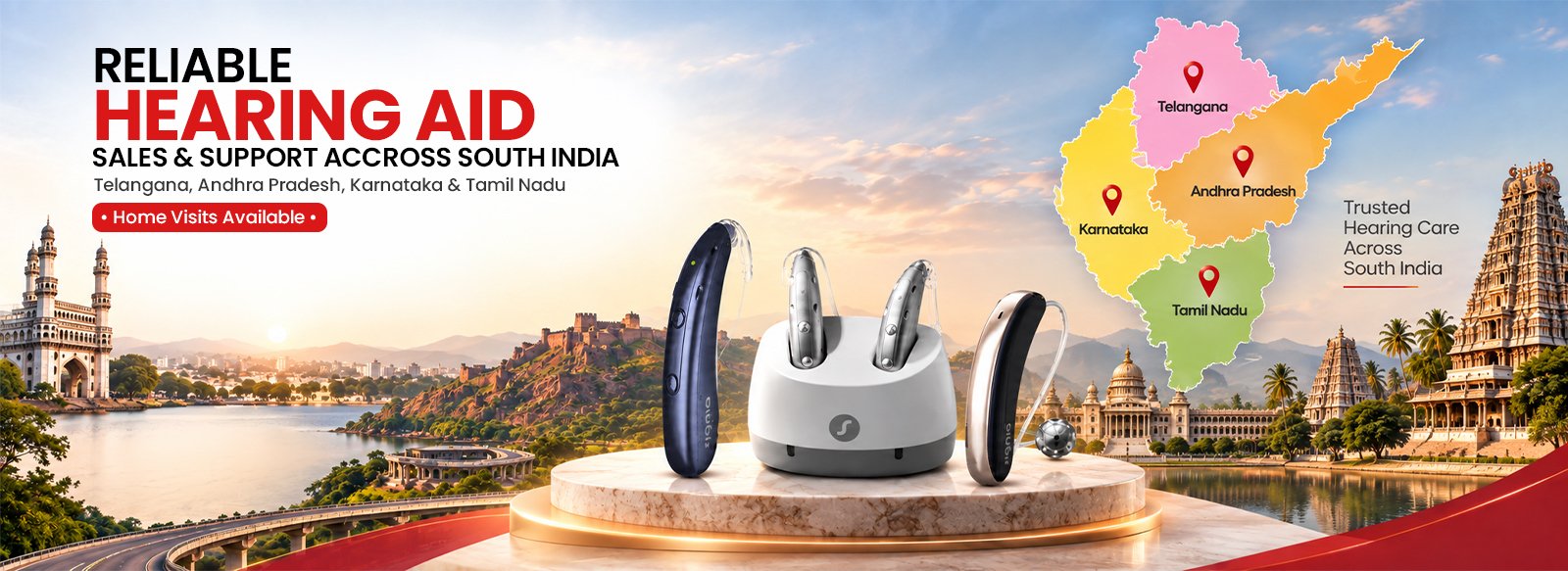 Care Hearing Clinics hearing aid sales and support across Telangana Andhra Pradesh Karnataka and Tamil Nadu